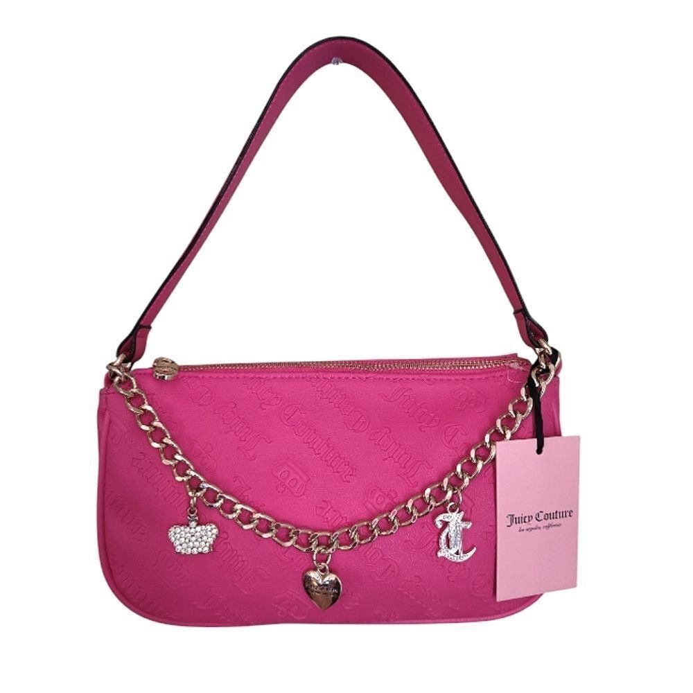 Juicy Couture RARE Hot Pink Not Your Babe Shoulder Bag Purse NWT